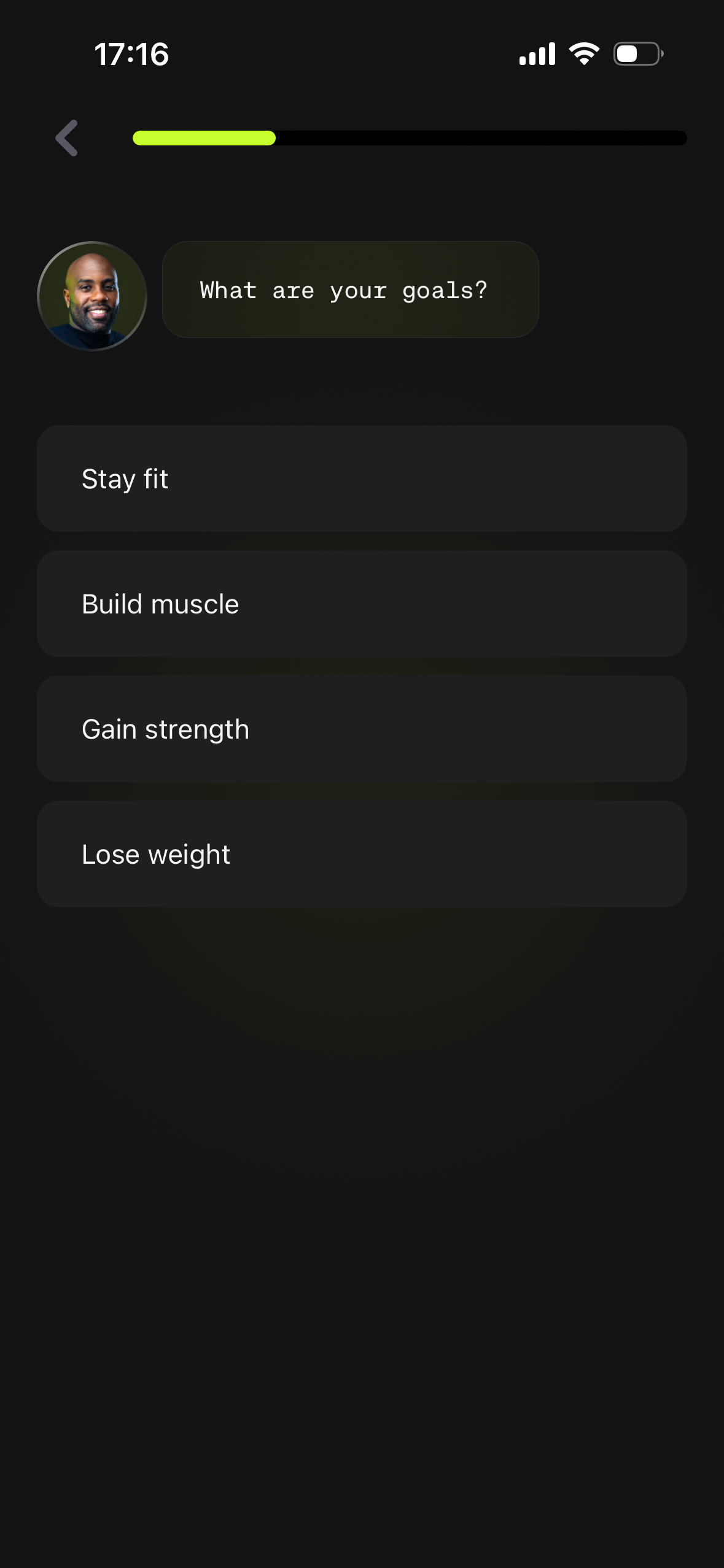 Onboarding step 4