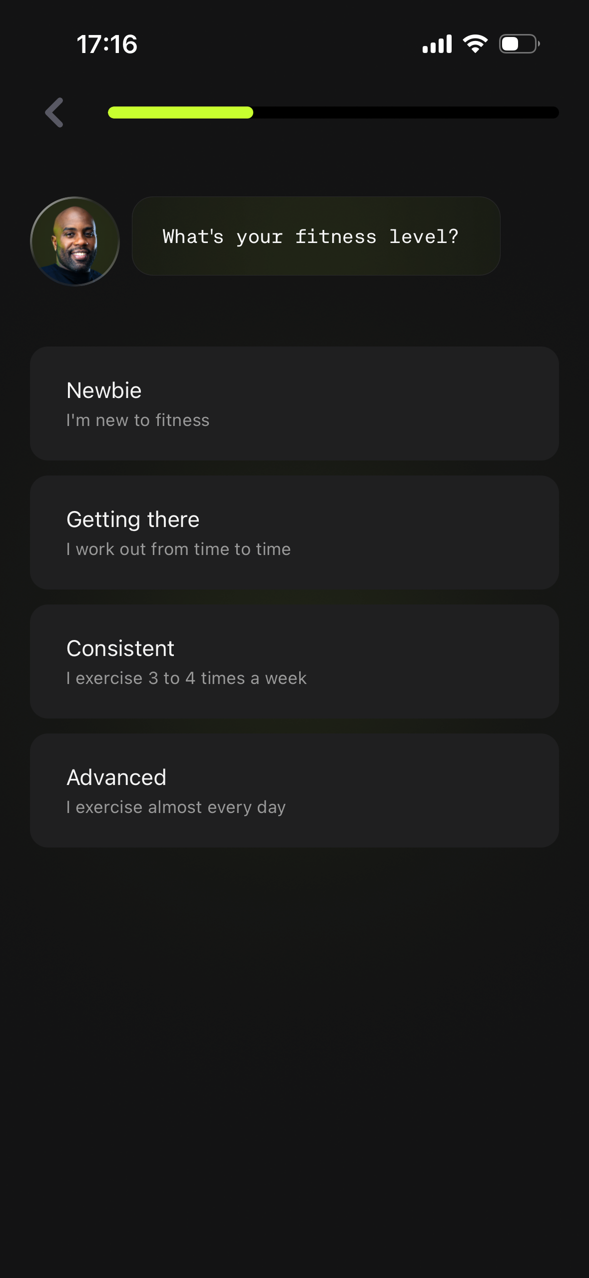Onboarding step 5
