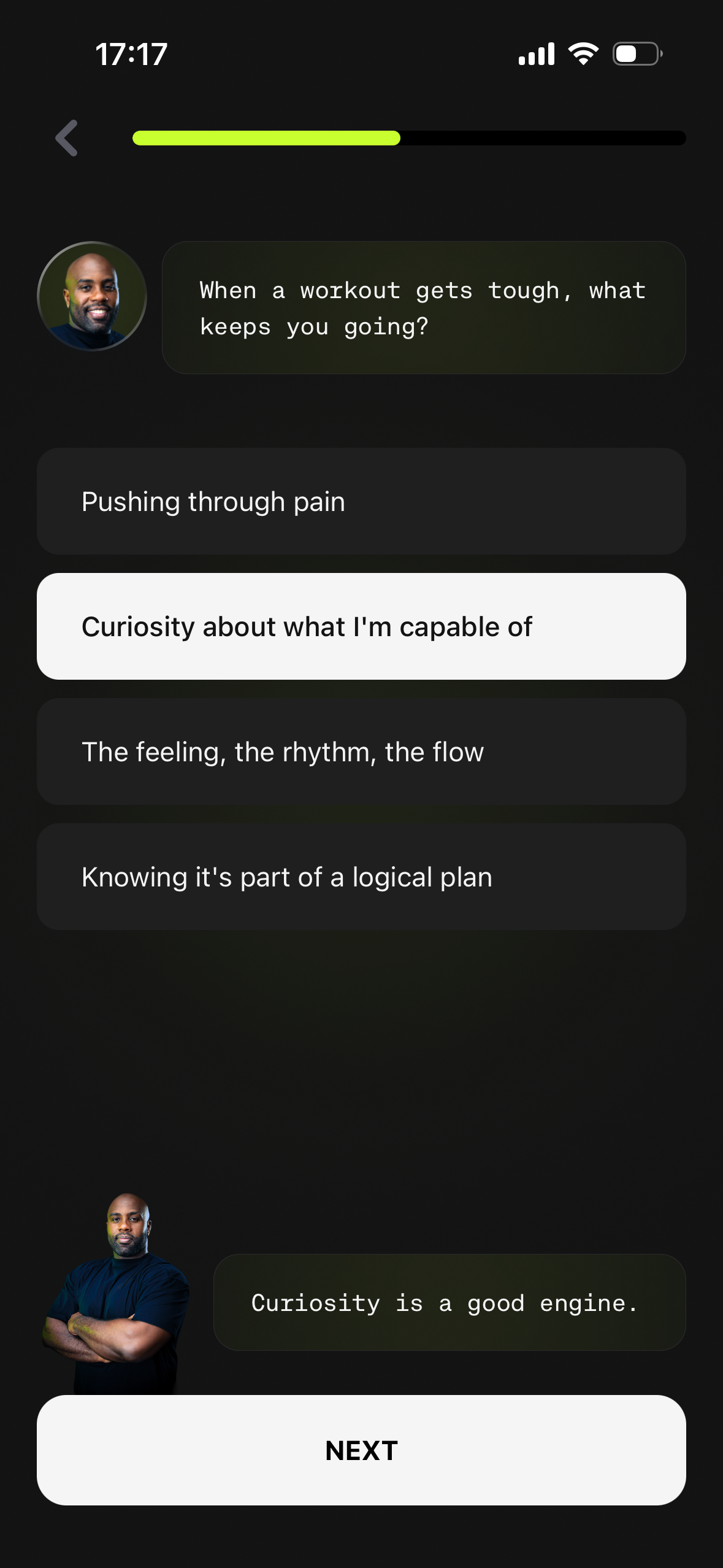 Onboarding step 7